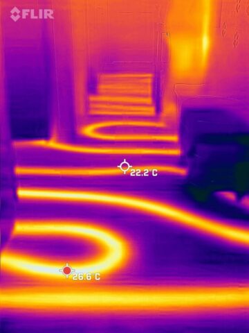 Recherche de fuite par thermographie